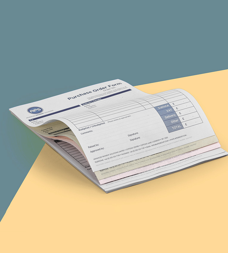 Carbonless Paper Forms